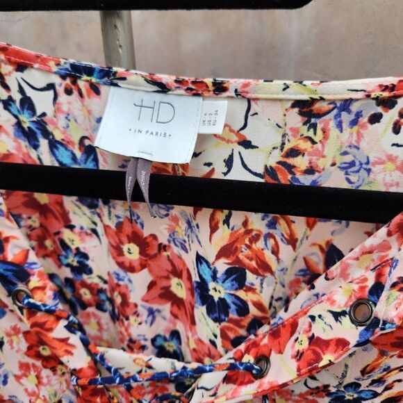 Anthropologie HD in paris mixed floral top Palo alto - Picture 4 of 8